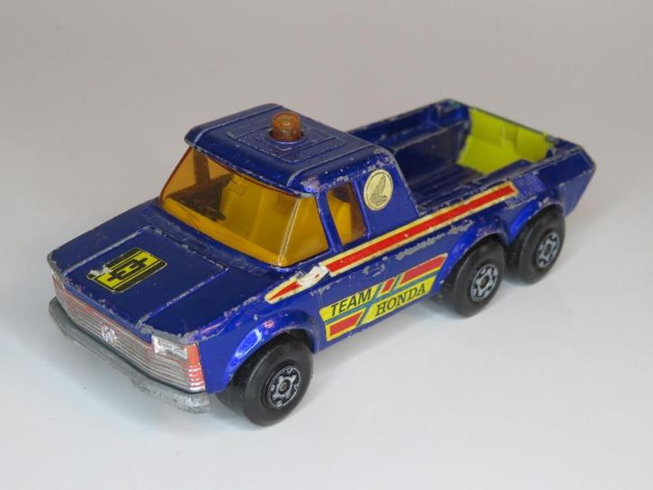 Pick-up truck "Team Honda", Hobby en Vrije tijd, Modelauto's | 1:43, Gebruikt, Auto, Matchbox, Ophalen of Verzenden