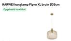 Karwei lamp hanglamp glas, Ophalen, Nieuw, Glas, Minder dan 50 cm