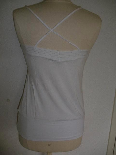 VERO MODA top wit met goud maat L - nieuw -, Kleding | Dames, Tops, Nieuw, Maat 38/40 (M), Wit, Zonder mouw, Ophalen of Verzenden