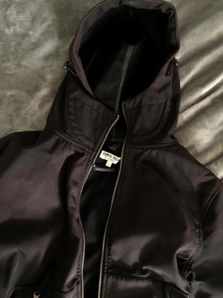 Stone Island Jas - Vintage Look, Authentiek, Kleding | Heren, Jassen | Winter, Zo goed als nieuw, Maat 52/54 (L), Zwart, Ophalen
