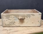 1813 Vintage oude brocante lade la bureaula kastlaschuif, Antiek en Kunst, Verzenden