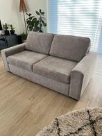 Bank 2 zits Taupe, Ophalen, Gebruikt, Minder dan 75 cm, 150 tot 200 cm