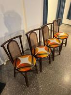 Vintage stoelen en tafel, Huis en Inrichting, Stoelen, Ophalen, Gebruikt, Vintage rotan, Overige kleuren