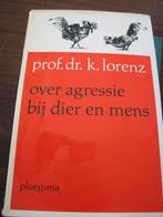 Over agressie bij dier en mens., Boeken, Ophalen of Verzenden, Zo goed als nieuw