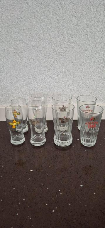 Vintage speciaal bier glazen  beschikbaar voor biedingen