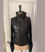 Leren jasje en bodywarmer maat 36/38 kleur zwart, Ophalen of Verzenden, Zo goed als nieuw, Maat 38/40 (M), Zwart