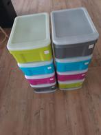 Iris Opbergbakken set in diverse kleuren, Huis en Inrichting, Ophalen of Verzenden, Kunststof, Minder dan 50 cm, Minder dan 50 cm