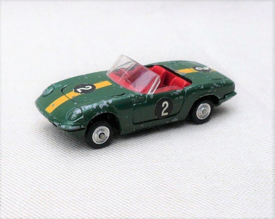 Corgi 318 Lotus Elan S2 cabrio, demontabel chassis 1/43., Ophalen of Verzenden, Gebruikt, Auto, Corgi