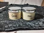 2 Brabantia busjes cacao en thee, Verzamelen, Blikken, Ophalen of Verzenden, Gebruikt, Thee