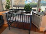 Box donkergrijs, 2 standen, merk: Europe Baby Robin, Kinderen en Baby's, Boxen, Ophalen, Gebruikt, Rechthoekig, In hoogte verstelbaar