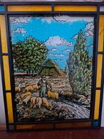 Glas in lood raamhanger, Minder dan 50 cm, Ophalen of Verzenden, Zo goed als nieuw, Schilderij