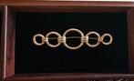 Monet vergulde broche, Verzenden, Overige materialen, Broche, Verguld