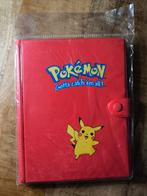 * SEALED !* Pikachu red ToySite 4 Pocket Binder 1999, Ophalen of Verzenden, Nieuw