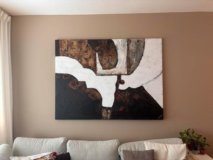 Schilderij Lagarde 160x120 cm, Antiek en Kunst, Kunst | Schilderijen | Abstract, Ophalen