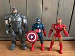 Marvel speelgoedpoppen: rhino, captain America en Ironman, Ophalen of Verzenden, Zo goed als nieuw