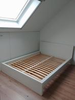 Ikea MALM bed 140 x 200, Huis en Inrichting, Slaapkamer | Bedden, Ophalen, Gebruikt, Wit, Tweepersoons