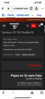 Trommelfilter Tamboer 20-100 Model 50, Tuin en Terras, Vijver-toebehoren, Ophalen of Verzenden, Gebruikt, Vijverfilter