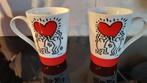2 originele Keith Haring mokken, Ophalen of Verzenden, Nieuw, Porselein, Kop en/of schotel