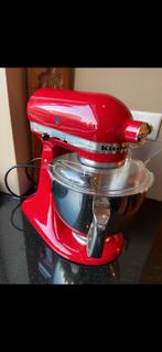 Mooie kitchenaid artisan keukenmachine keizer rood, Ophalen of Verzenden, Zo goed als nieuw, 3 snelheden of meer, 4 liter of meer
