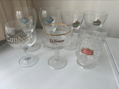 Verzameling Bier Glazen 7 stuks., Verzamelen, Biermerken, Zo goed als nieuw, Glas of Glazen, De Koninck, Ophalen of Verzenden