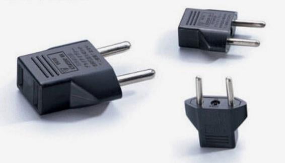 US naar EU zwarte reisstekker adapter, Ophalen of Verzenden, Nieuw