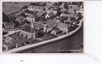 Onderdendam,Luchtfoto van Dorp 1953, 1940 tot 1960, Groningen, Ongelopen, Verzenden