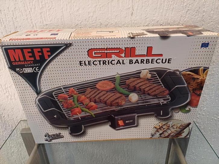 MEFF Elektrische Barbecue Grill MB 22, Tuin en Terras, Elektrische barbecues, Nieuw, Ophalen of Verzenden
