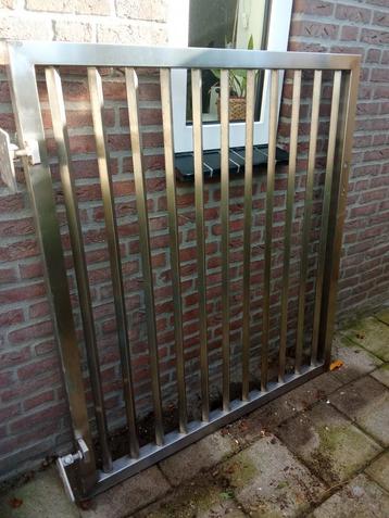 Tuinpoort degelijk zwaar rvs  beschikbaar voor biedingen
