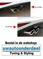 Chrome Rvs Uitlaat sierstuk Trim Eindstuk Geschikt voor Audi, Auto diversen, Tuning en Styling, Verzenden, Automotive Parts, A.parts@hotmail.nl