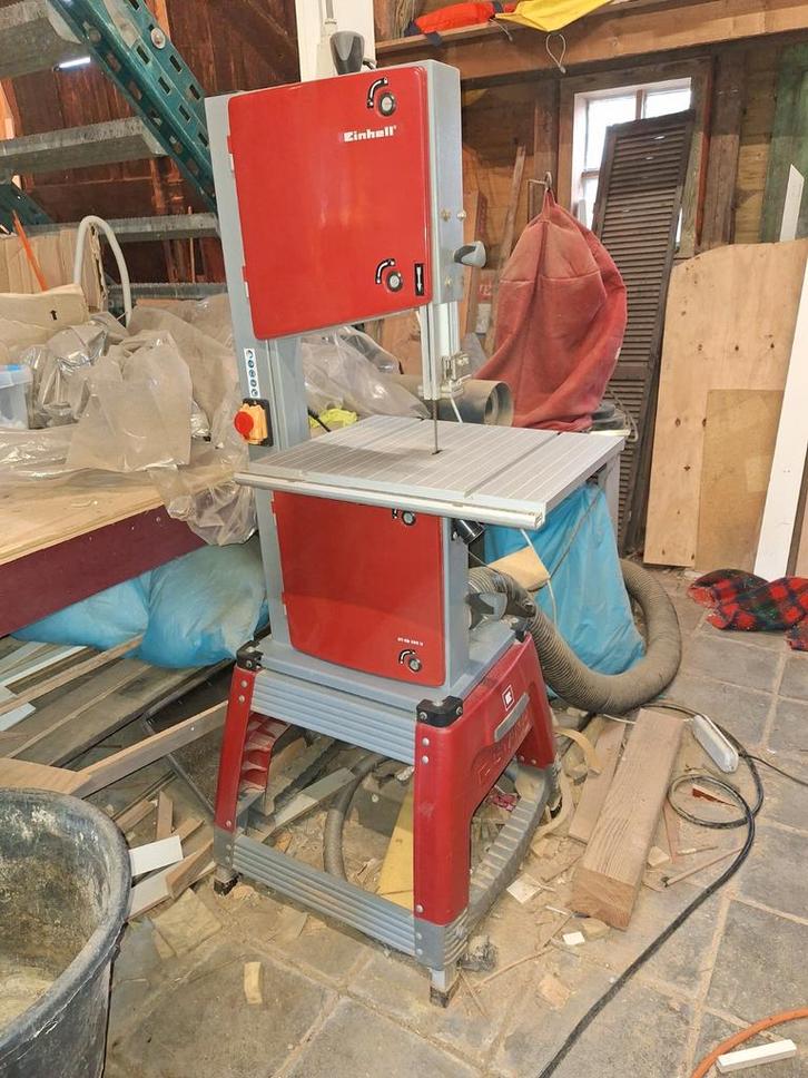 Einhell Lintzaag - Gebruikt, Doe-het-zelf en Verbouw, Gereedschap | Zaagmachines, Gebruikt, Lintzaag, 600 tot 1200 watt, 70 mm of meer