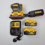 Dewalt DCW200P2 Accu Vlakschuurmachine | Incl 2x 5.0Ah Accu, Doe-het-zelf en Verbouw, Gereedschap | Schuurmachines, Zo goed als nieuw