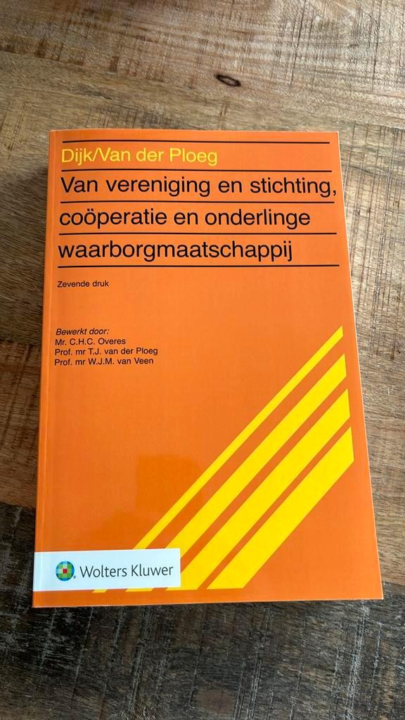 Van vereniging & stichting, coöperatie en onderlinge waarbor, Boeken, Wetenschap, Zo goed als nieuw, Sociale wetenschap, Verzenden