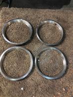 BMW E3,E9,E12,E23 Chrome wiel randen!!, Auto diversen, Wieldoppen, Ophalen of Verzenden