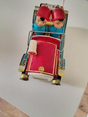 Vintage Speelgoed Brandweerwagen - Blikken Speelgoed beschikbaar voor biedingen