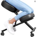 Ergonomische knielstoel, houdingcorrigerende stoel BATHWA, Huis en Inrichting, Bureaustoelen, Zwart, Ophalen of Verzenden, Zo goed als nieuw