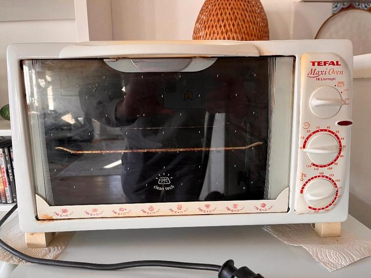 Elektrisch oventje van Tefal, Witgoed en Apparatuur, Ovens, Gebruikt, Vrijstaand, Oven met grill, Minder dan 45 cm, 45 tot 60 cm
