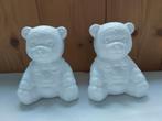 2 piepschuim beren die zitten 16cm, Hobby en Vrije tijd, Ophalen of Verzenden, Zo goed als nieuw