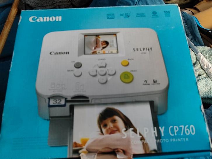 Canon Selphy CP760 Fotoprinter - Compact & Handig, Computers en Software, Printers, Gebruikt, Fotoprinter, Thermo-printer, Kleur printen