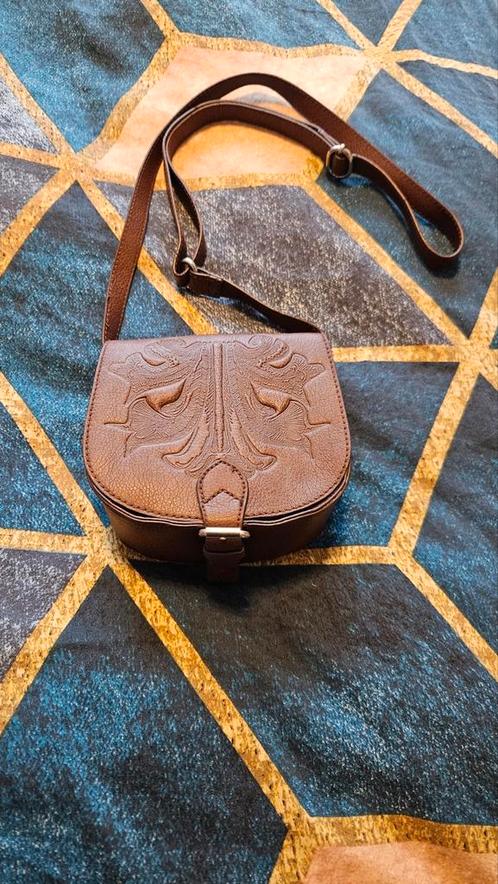 H&M Bruin Overslagtasje, Sieraden, Tassen en Uiterlijk, Tassen | Damestassen, Gebruikt, Schoudertasje, Bruin, Ophalen of Verzenden