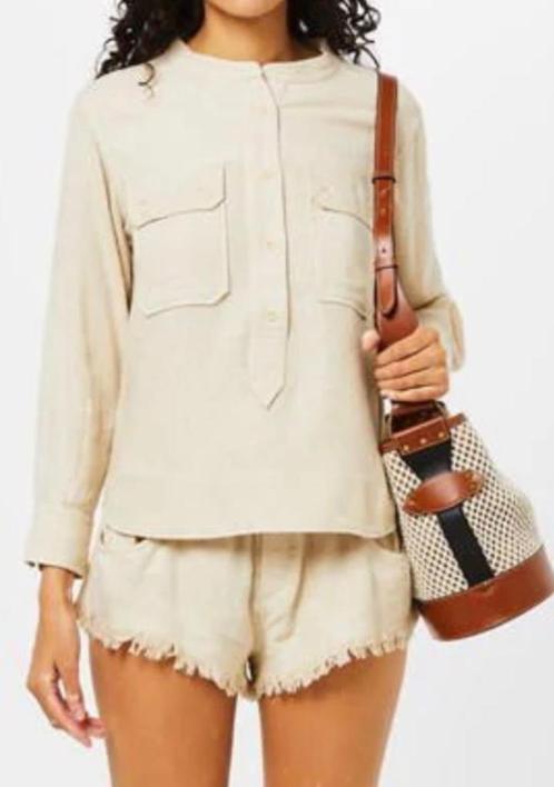 Isabel Marant shorts!!NIEUW!! maat 38 twv 295 euro, Kleding | Dames, Broeken en Pantalons, Nieuw, Maat 38/40 (M), Beige, Kort