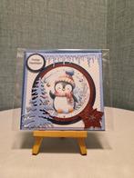 Kaartje kerst pinguïn met muts op en sjaal om, Ophalen of Verzenden, Nieuw, Kerst