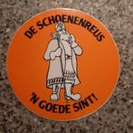 Vintage sticker de Schoenenreus 'n goede sint sinterklaas, Ophalen of Verzenden, Zo goed als nieuw, Overige typen