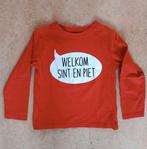 Rood shirt maat 110-116 met Welkom Sint en Piet, Kinderen en Baby's, Kinderkleding | Maat 110, Ophalen of Verzenden, Zo goed als nieuw