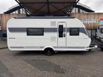 Hobby 495 WFB De Luxe 2024 MEGA SCHERP GEPRIJSD !!, Caravans en Kamperen, Caravans, Schokbreker, Bedrijf, Treinzit, 4 tot 5 meter