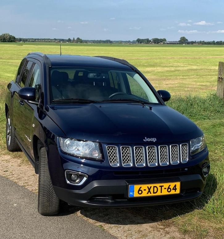 Jeep Compass 2.0I LIMITED 2WD AUT, Blauw, Auto's, Jeep, Particulier, Compass, ABS, Achteruitrijcamera, Airconditioning, Alarm