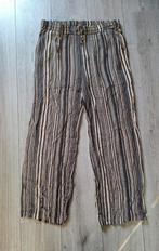 Freequent broek xl 42 print elastische taille recht model, Kleding | Dames, Broeken en Pantalons, Freequent, Beige, Maat 42/44 (L)