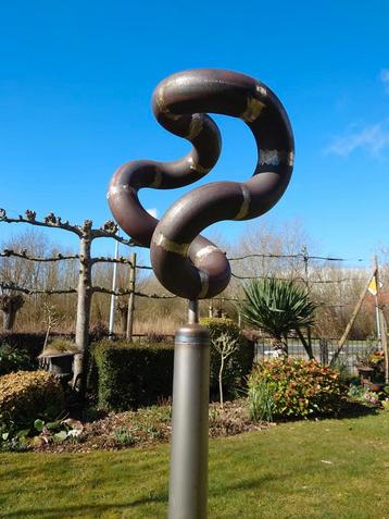 staal , design object ,tuin decoratie, beeld, kunst  beschikbaar voor biedingen