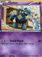 Golett Pokémonkaart - 34/98, Hobby en Vrije tijd, Verzamelkaartspellen | Pokémon, Ophalen of Verzenden, Gebruikt, Losse kaart