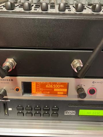 2  Sennheiser ew 300 G3 microfoonsets in B Band beschikbaar voor biedingen