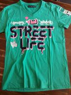 Outfitters Nation shirt korte mouw maat L met V-hals Zgan, Maat 52/54 (L), Outfitters Nation, Ophalen of Verzenden, Zo goed als nieuw